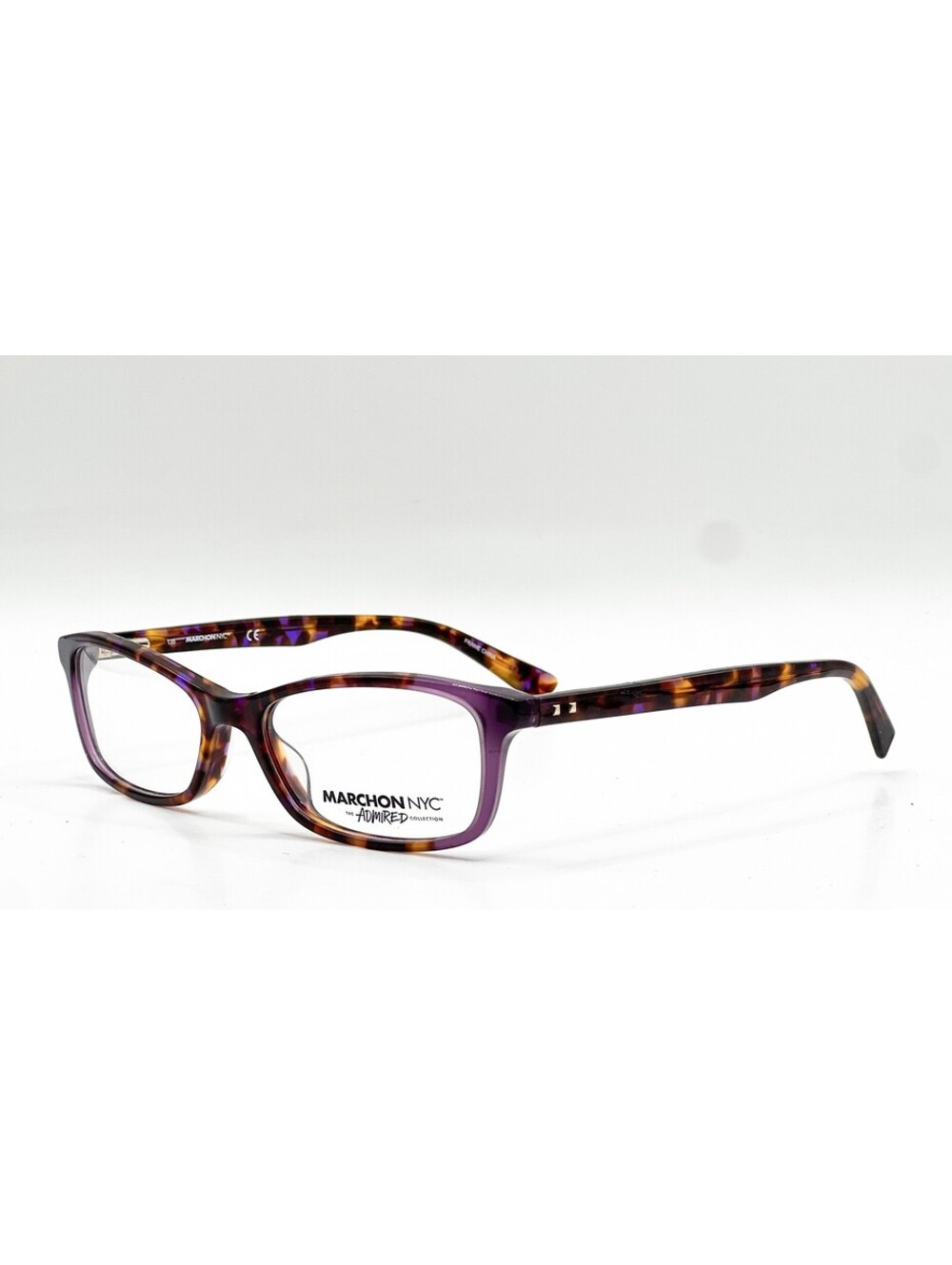 Marchon Nyc M-5503 518 Purple Tortoise Authentic Eyeglasses 51-16-135 - Picture 1 of 5